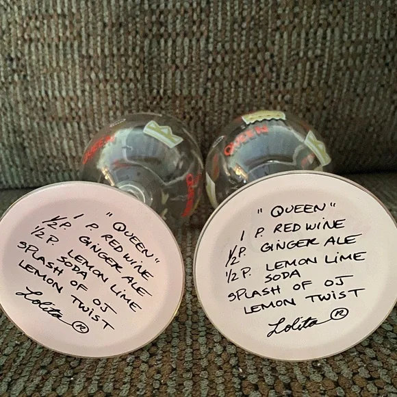 Set of 2 Lolita wine glasses - Picture 4 of 4